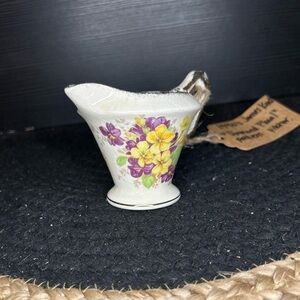 Vintage 1940s James Kent “Diamond Floral” Porcelain Pitcher